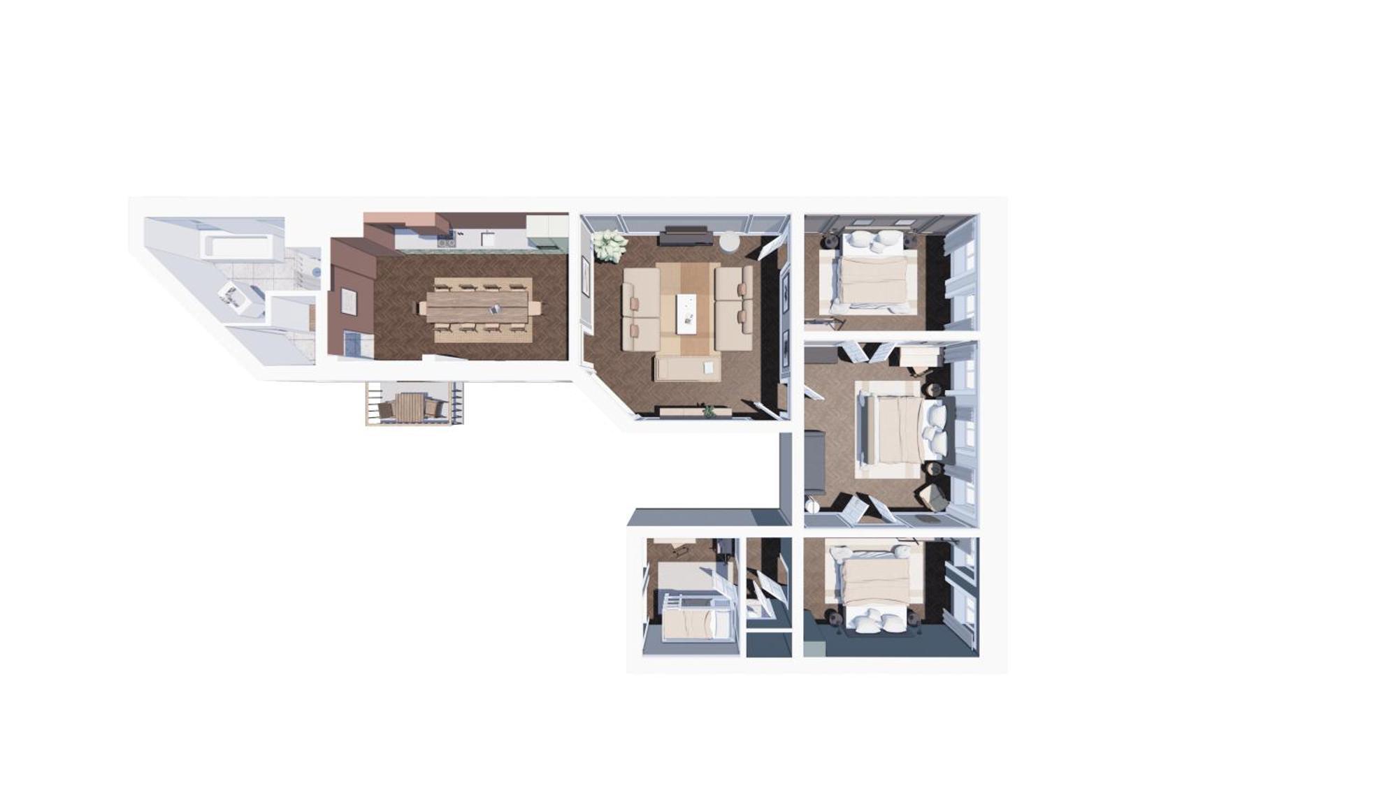 220Sqm Designer Apt - Copenhagen City Center - Private Balcony Exteriér fotografie